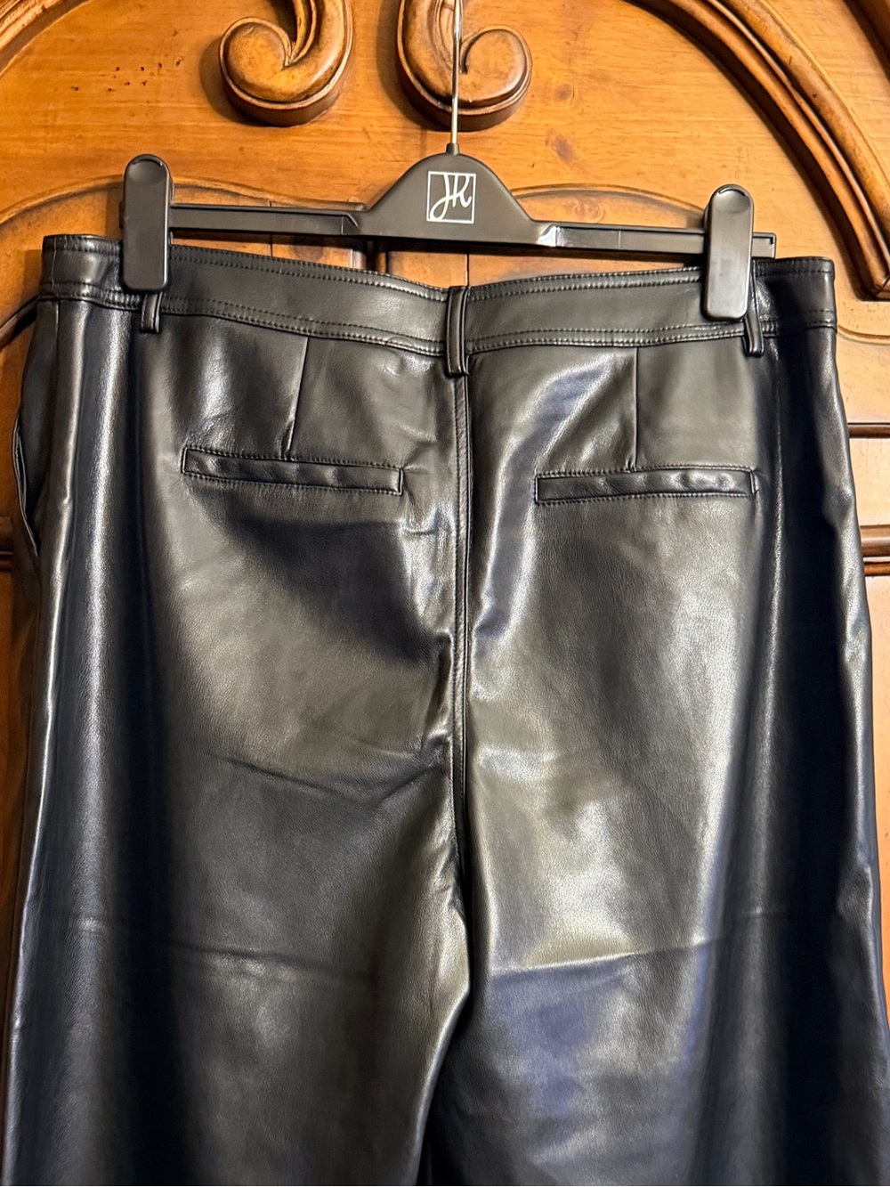 Marc New York Faux Leather Wide Leg Pants Size 16 NWT - Picture 8 of 11